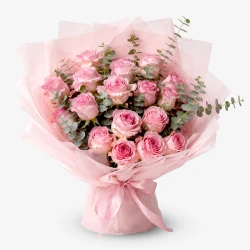 Blushing Pink Rose (30 Premium Roses)