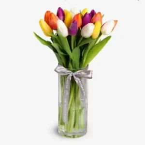 Assorted Tulips Vase (20 Stems)